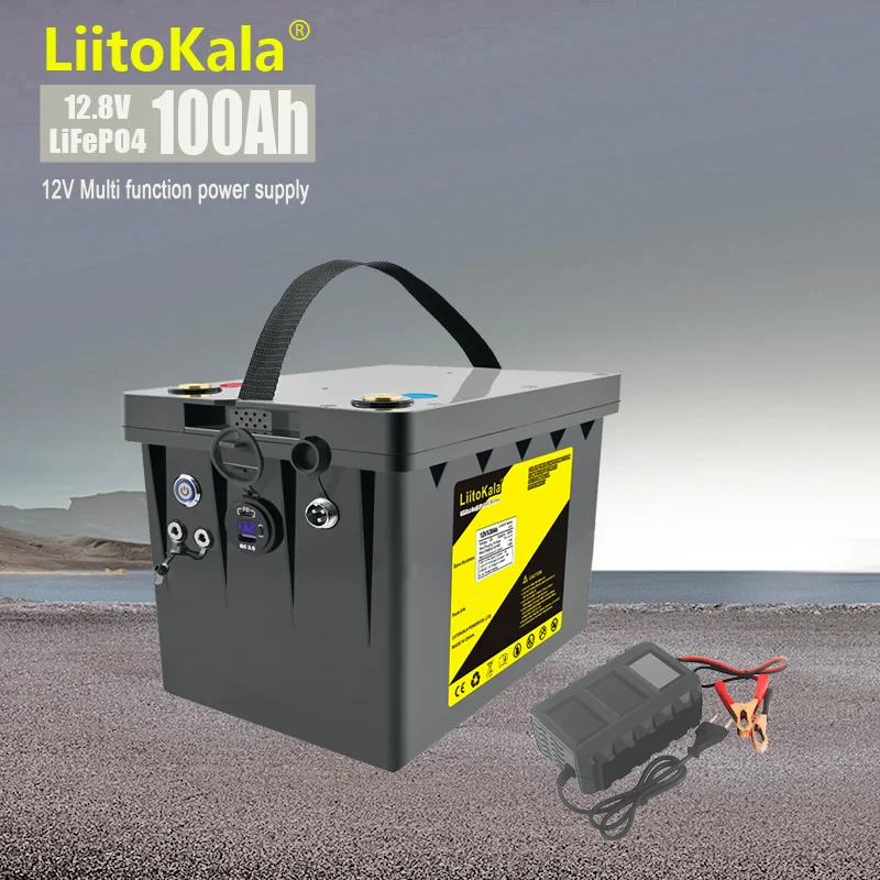 

Аккумулятор LiitoKala, 12 В, 12,8 Ач, Ач, в