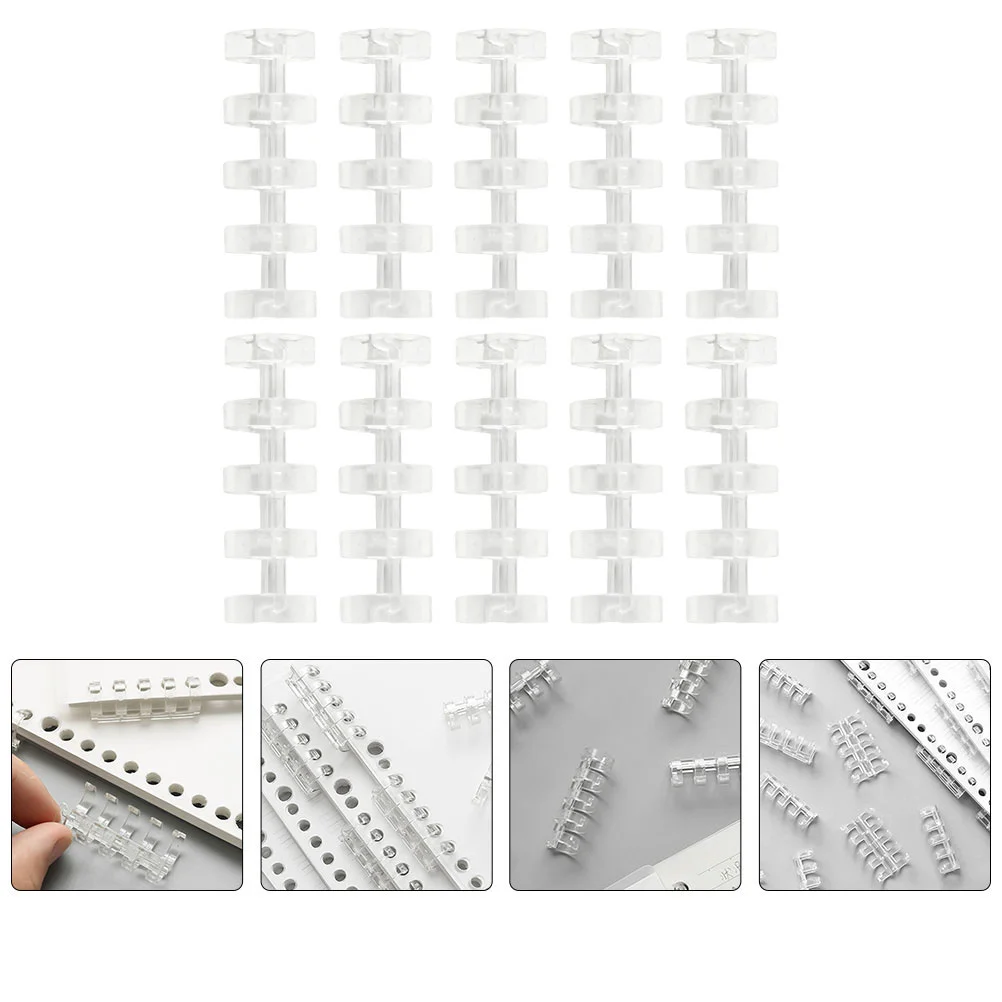 

Binder Rings Binding Book Mechanism Notebook Leaf Ring Loose Spines Comb Buckle Spirals Clear Office Hinged Lock Kit Replacemen
