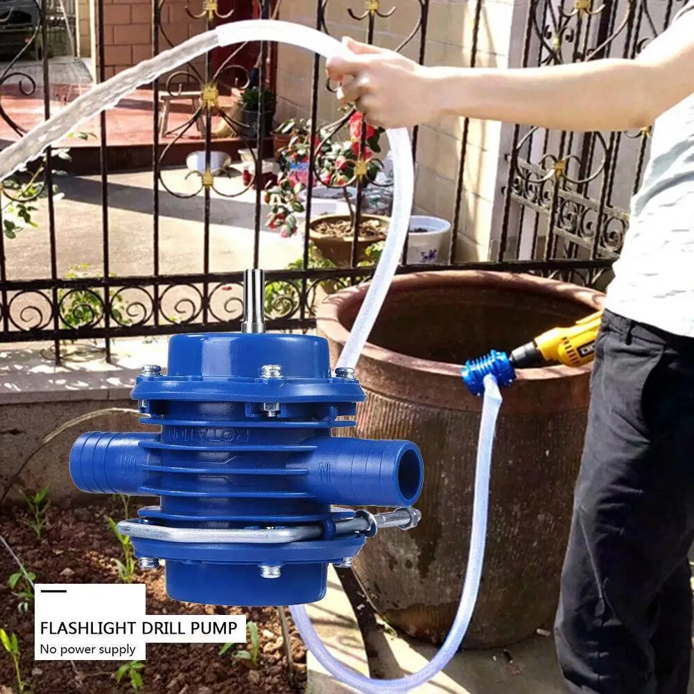 

Портативный водяной мини-насос с электродрелью, самовсасывающий инструмент, помпа для масла, воды, дома и улицы, переносные насосы для жидкости для сада, F E3H3