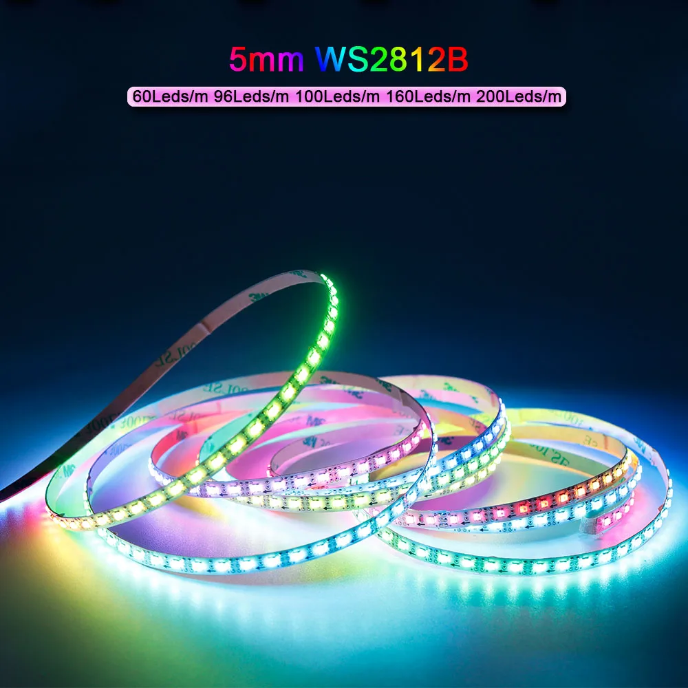 

Светодиодная лента TNALANT WS2812B RGBIC 5 мм