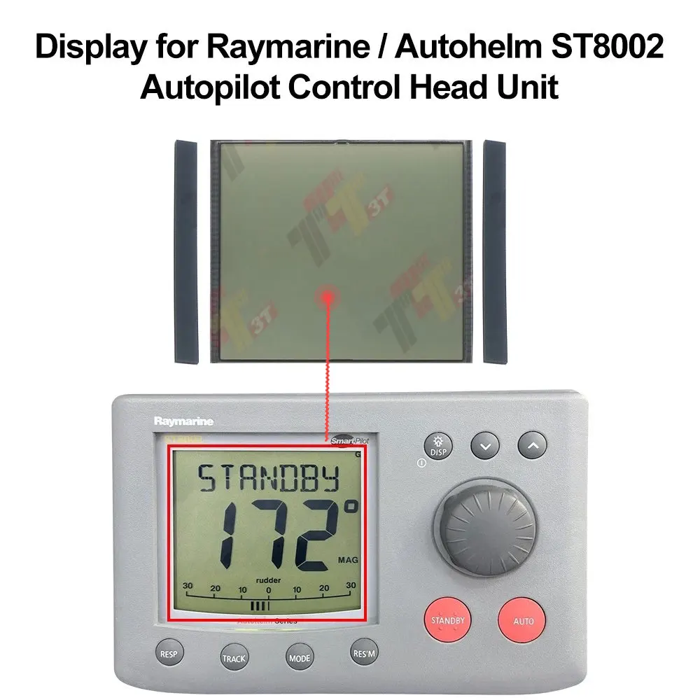 Фото ЖК-дисплей E12183, E12119-P, E12121 для блоков управления автопилотом Raymarine / Raytheon / Autohelm ST8001 ST8002 ​ №1