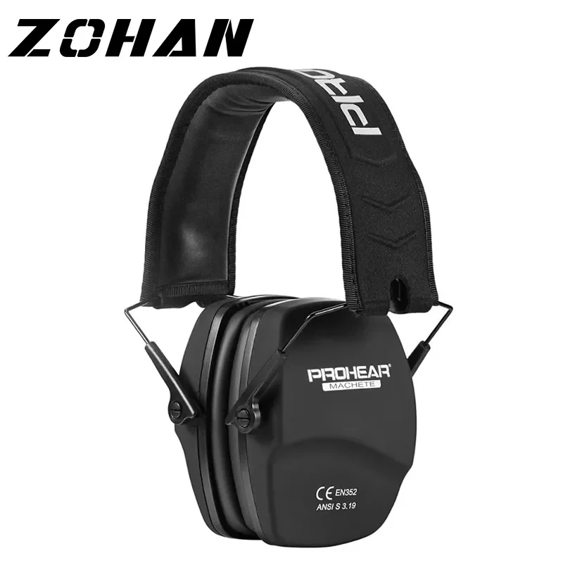 

ZOHAN Noise Reduction Safety EarMuffs NRR 26dB Shooters Hearing Protection Earmuffs Adjustable Shooting Ear Protection Protector