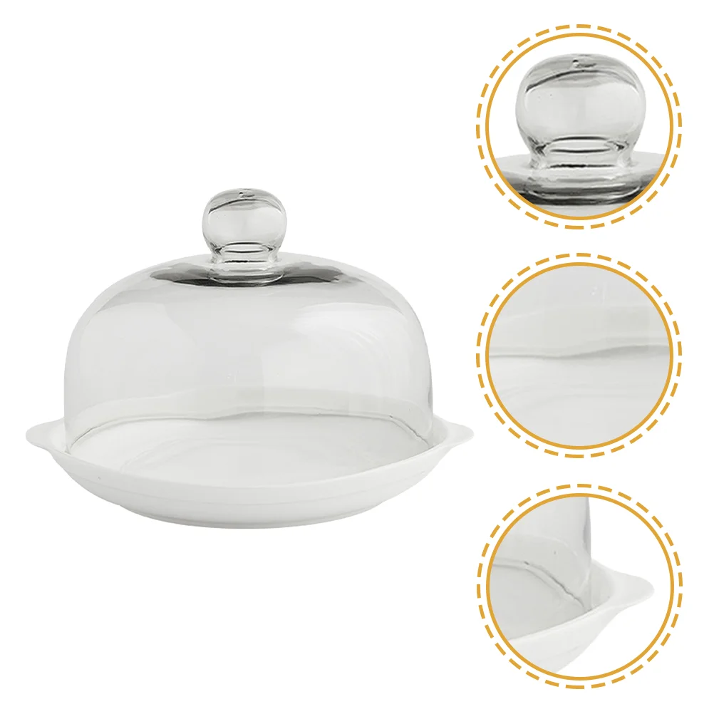 

Cake Plate Dome Tray Standserving Cover Dessert Display Foodcloche Cheese Platter Server Dish Microwaveable Appetizer Ceramic