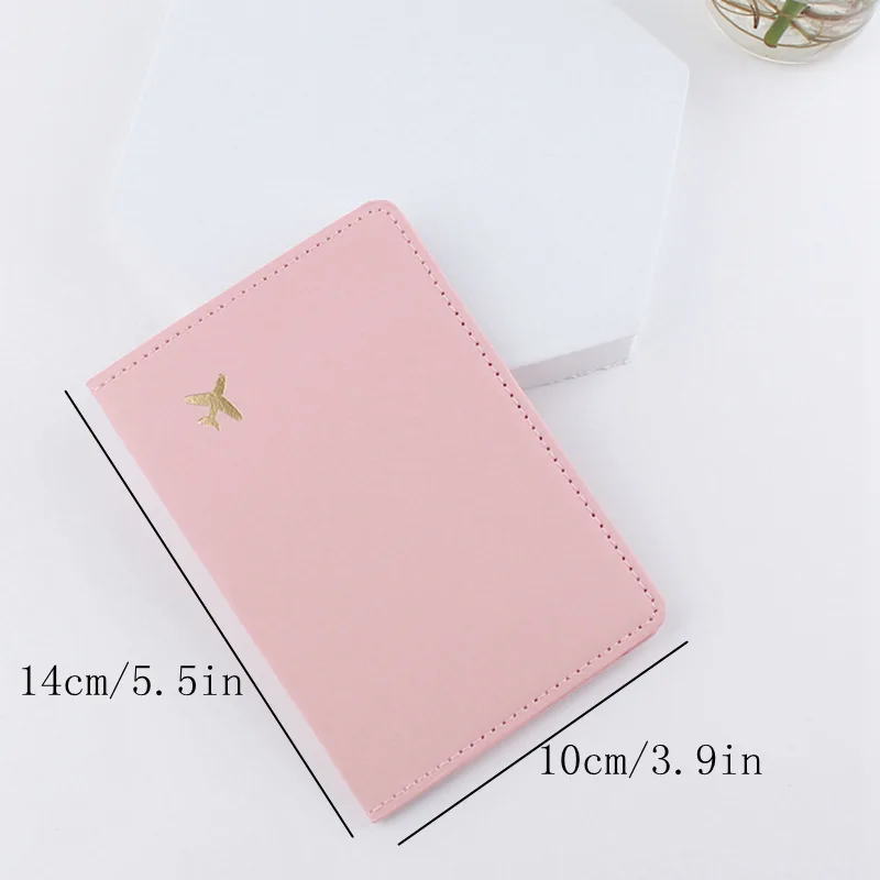 2023 Lover Couple Passport Cover Hot Stamping Simple Plane Women Men Travel Wedding Passport Covers Holder Fashion Wedding Gift