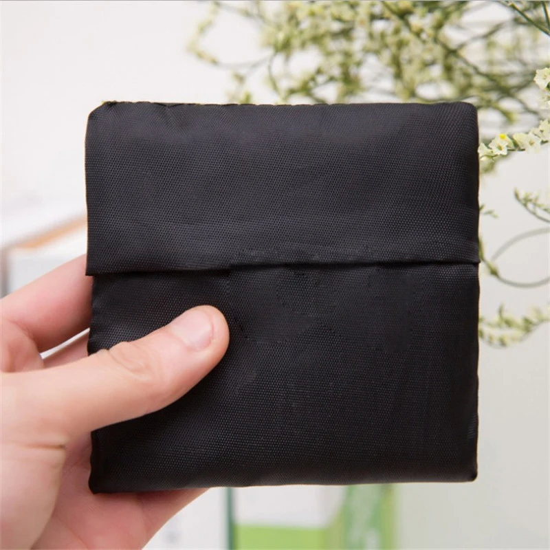 Квадратная Портативная Складная многоразовая складная сумка для покупок