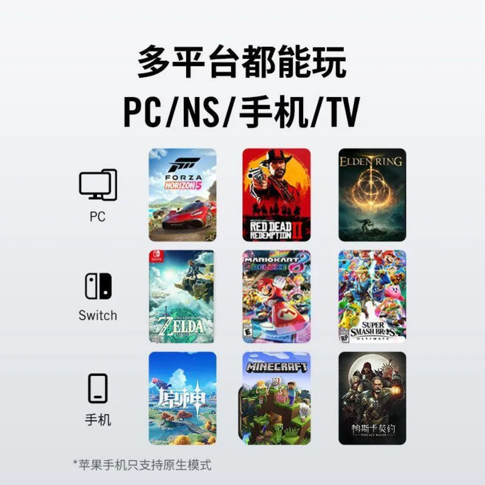 Игровой контроллер Vider 3 Pro, беспроводнойпроводной, совместимый с ПКNSмобильными устройствамителевизорами, 1 шт. (art.: 3920d84bca327) - 3920d84bca327