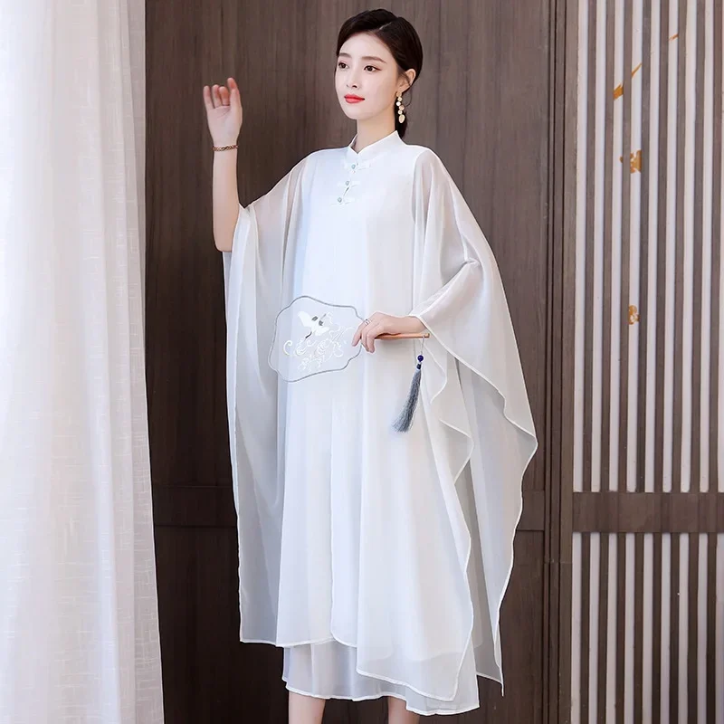 Мужское традиционное платье ao dai 2024 весна-лето новое элегантное Cheongsam в стиле