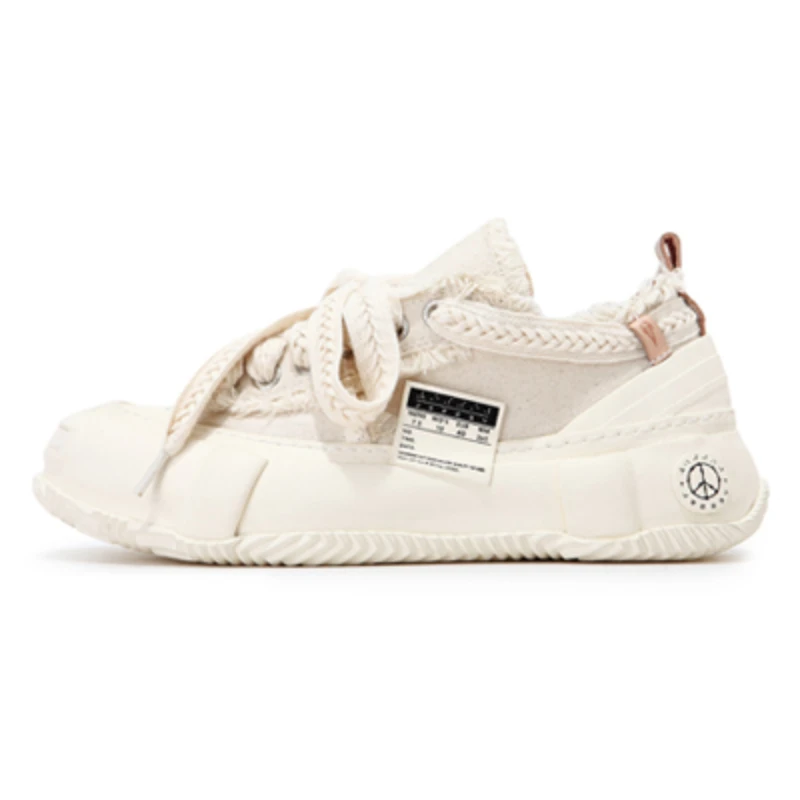 2023 new canvas shoes women's low-top open open-mouth smiling beggar shoes casual thick bottom couple sports shoes