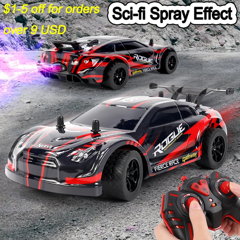 

1:16 58km/h RC Drift Racing Car 4WD 2.4G High Speed GTR Remote Control Max 30m Control Distance Electronic Hobby Toys car gifts