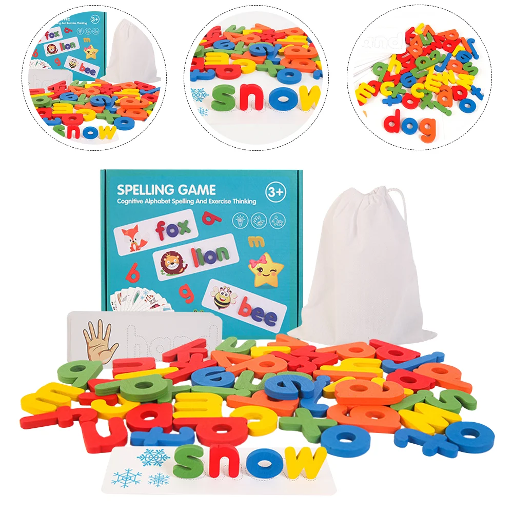 

Word Game Matching Toy Kids Spelling Games English Words Letter Card Learning Toys