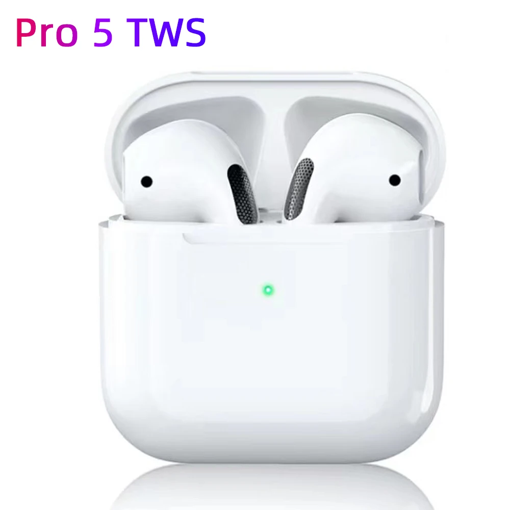 

Pro 5 TWS Bluetooth Earphones Wireless Headphones 2022New Original Air Eearbuds In-ear Hifi Music Headset With MIC For Sport