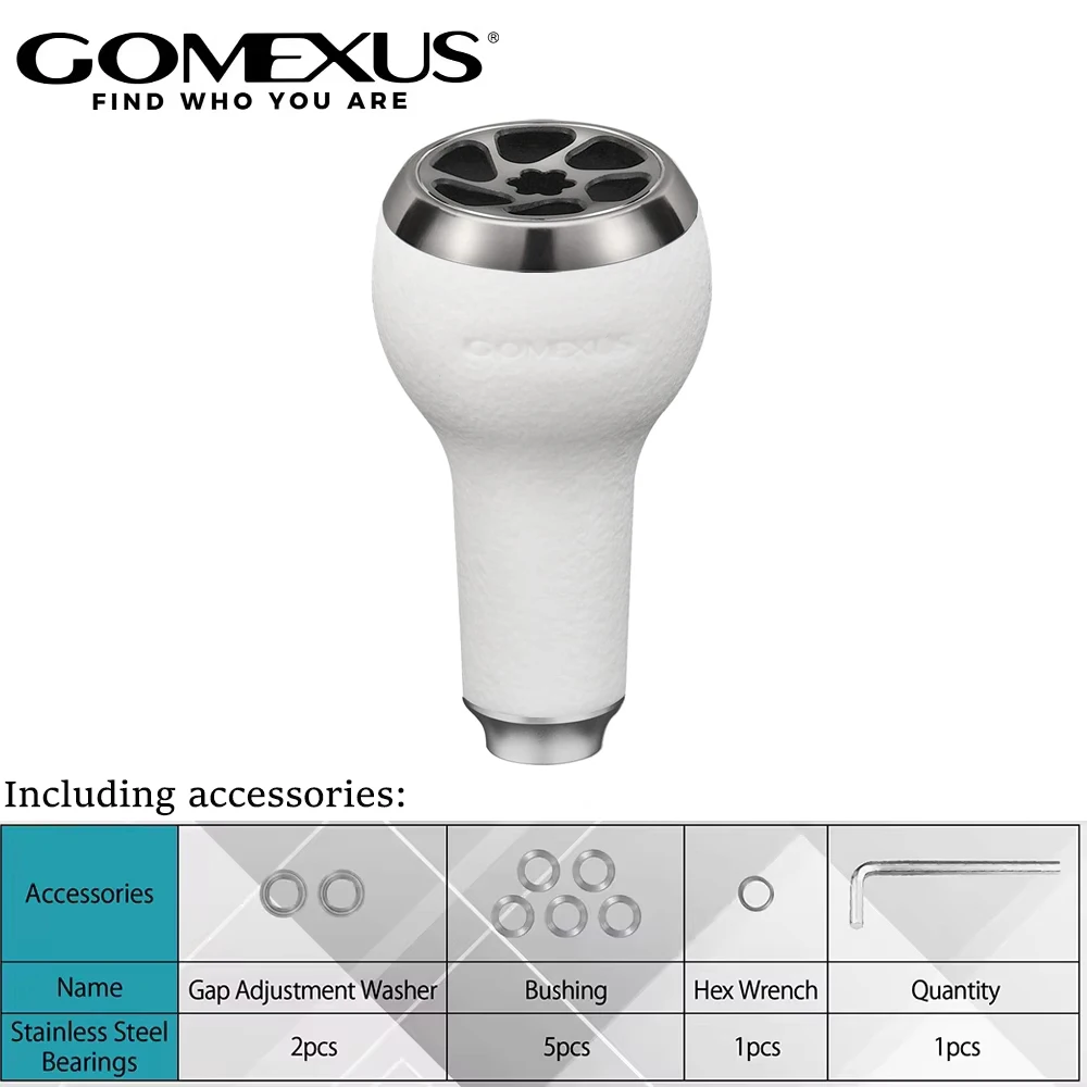 Фото Резиновая ручка Gomexus 27 мм из TPE для рыболовных катушек (спиннинговых и бейткастинговых) — улучшенная версия A27 №1