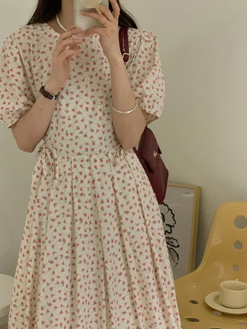 Женское винтажное плиссированное платье повседневное Элегантное Длинное