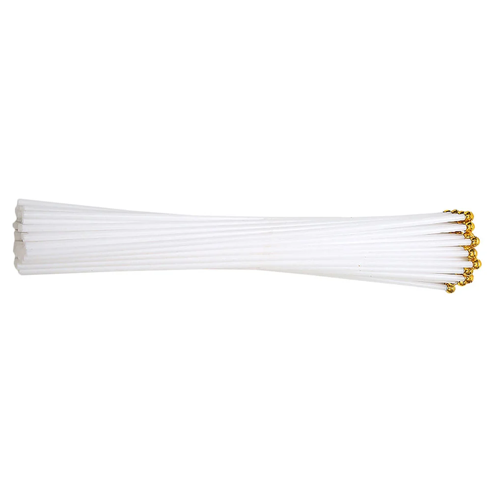 

100 Pcs Hand Waving Flag Flagpole Kits Handheld Sticks Replacement Plastic Decor