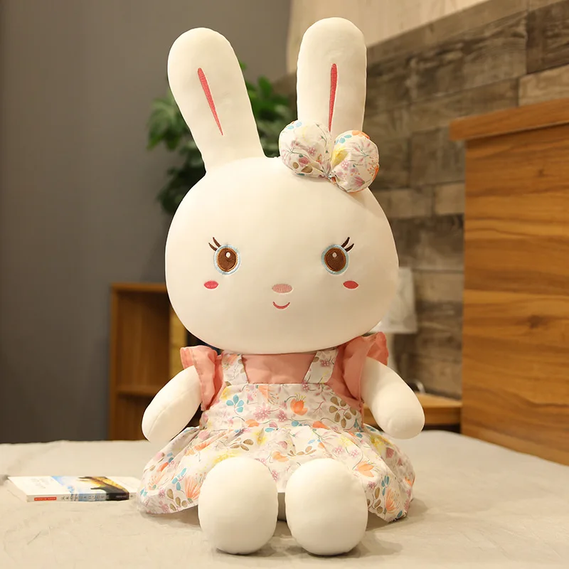 

Zqswkl 130cm plush toy rabbit cute girl princess big stuffed animals kawaii stuffed toys pillow hugs girls christmas birthday