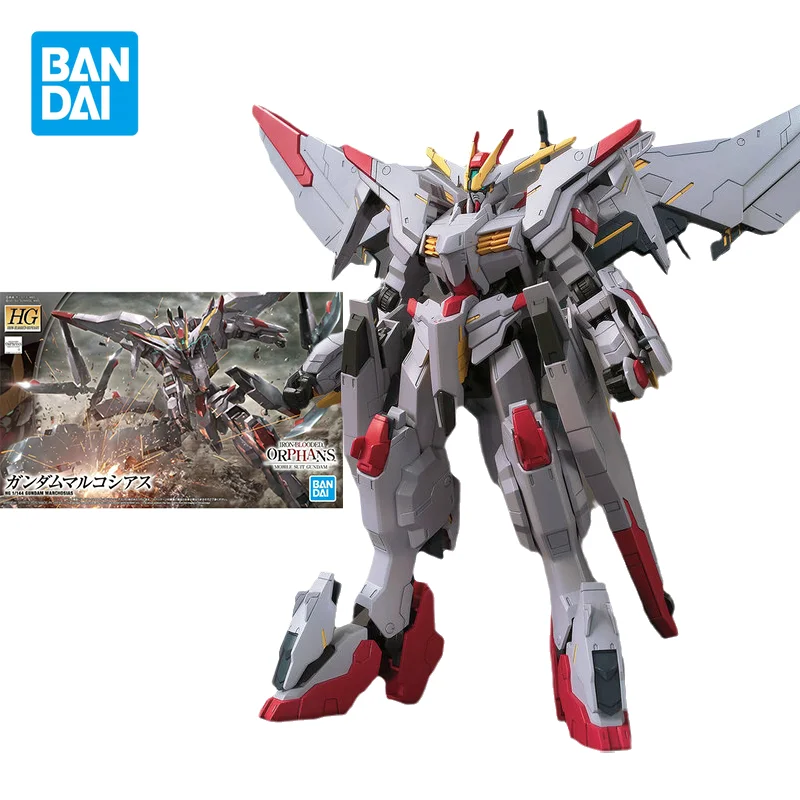 

Bandai Original GUNDAM Anime HG 1/144 GUNDAM MARCHOSIAS Action Figure Assembly Model Toys Collectible Model Gifts for Children