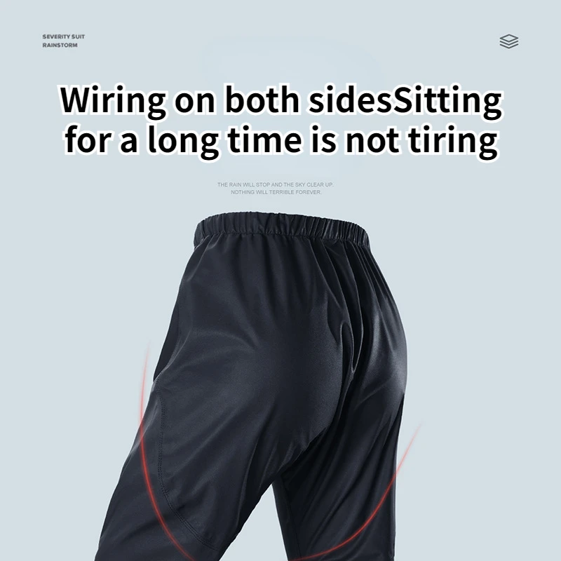 Дождевик и брюки для езды на мотоцикле велосипеде