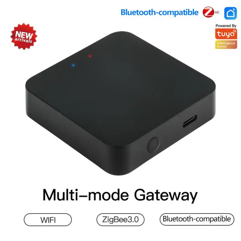 

Tuya Multi-mode Smart Gateway ZigBee 3.0 Bluetooth-compatible Mesh Hub Work With Smart Life Via Alexa Google Home Control