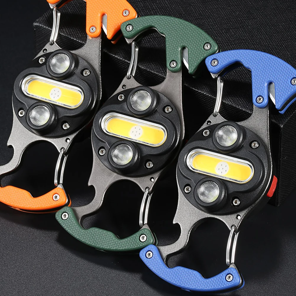 

Портативный брелок вспышка многофункциональный кемпинг открывашка для бутылок светодиодный светильник