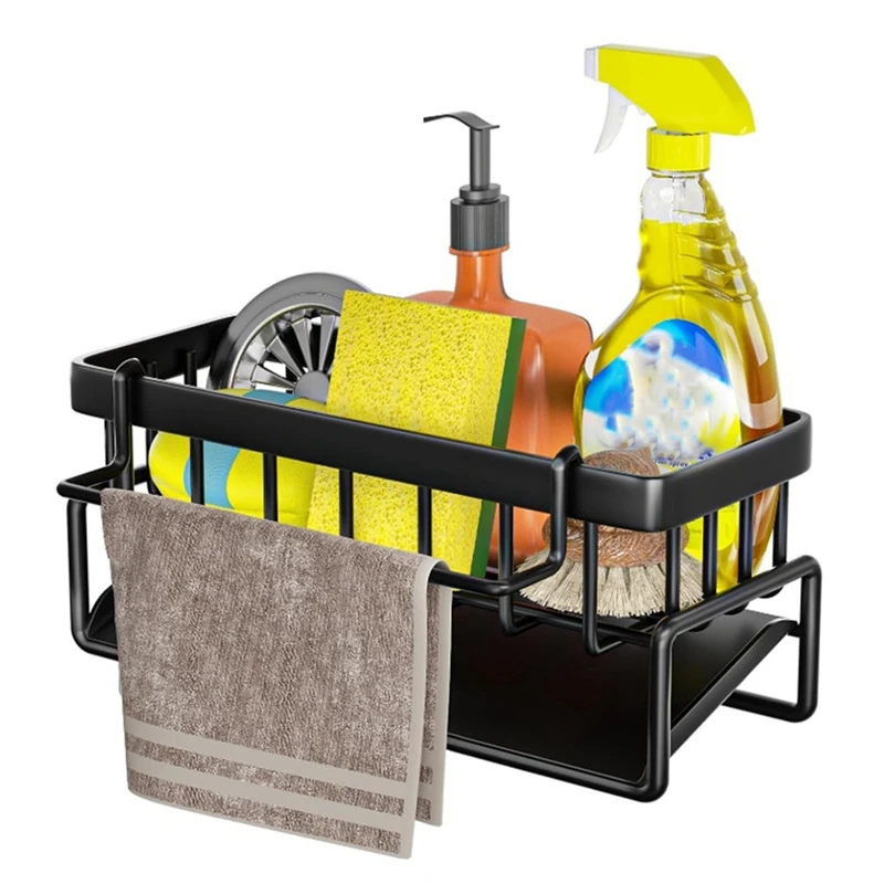 Полка для кухонной мойки держатель губки органайзера органайзер посуды ванной
