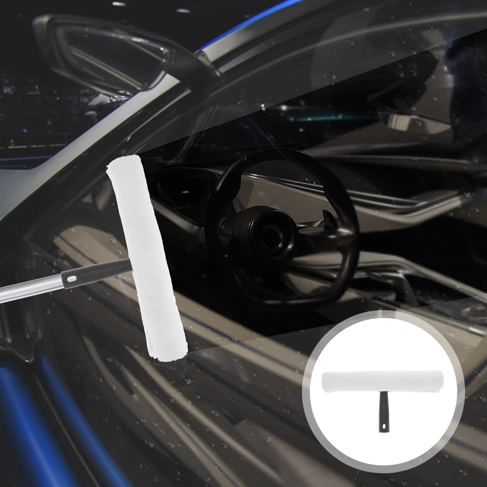 

2 Sets Window Cleaner Convenient Window Squeegee Window Cleaning Wiper for Mirror