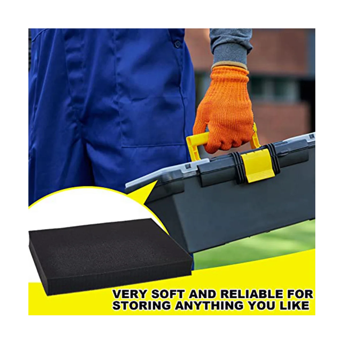 4 шт. пенопластовые вставки для чехлов 40x40x2 см