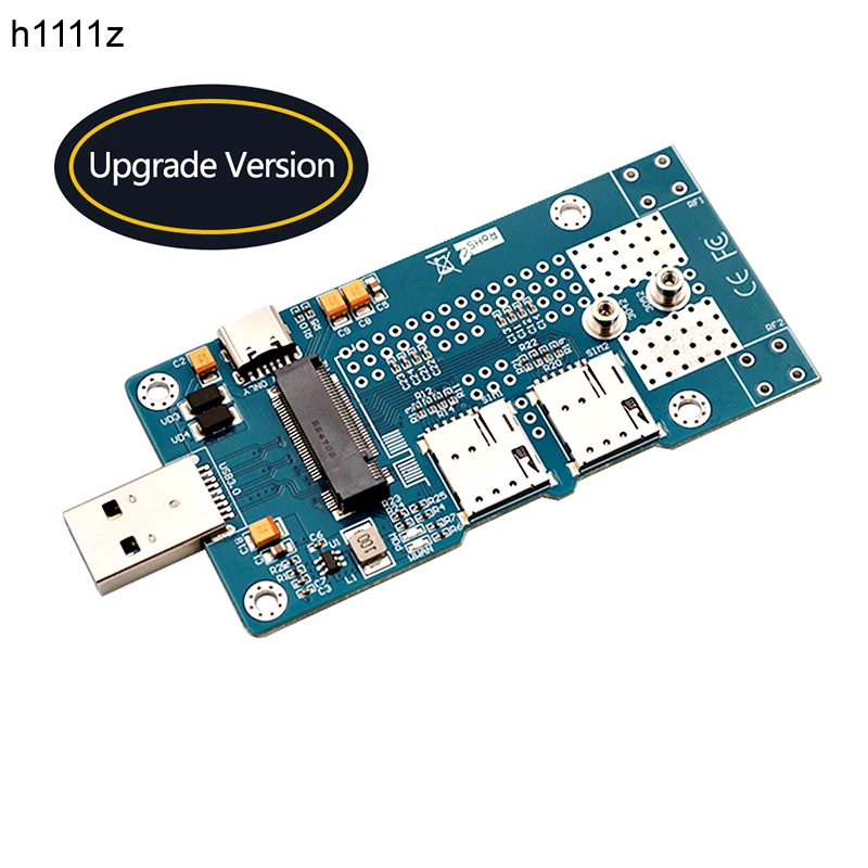 

Адаптер M.2-USB 3,0 с двумя слотами для SIM-карт с поддержкой 3G/4G/Φ/LTE модуль 3042/3052 размер M2 NGFF ключ B карта для настольного ПК