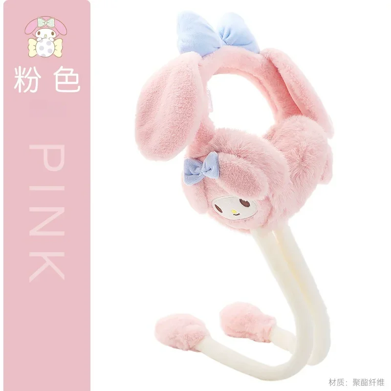 Sanrio детские милые зимние теплые наушники с героями мультфильмов креативные уши