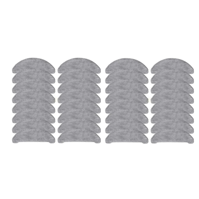 

32Pcs Robot Vacuum Cleaner Mops Cloths Replacement For Xiaomi VIOMI S9 Roidmi EVE Plus