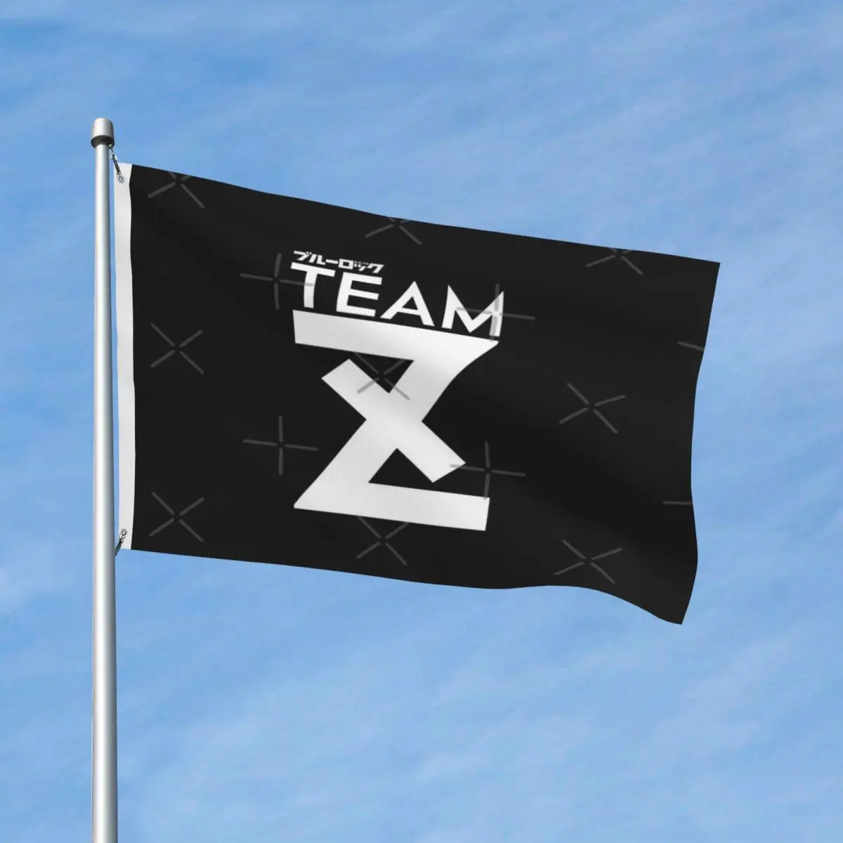 Blue Lock - TEAM Z Flag Decor Modern Easy To Hang Vibrant Colors Soft Fabric Flowy Bright Multi-Styles