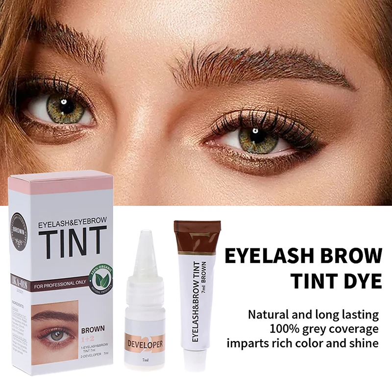 

Eyelash Tint Eyebrow Dye Tint 15 mins Fast Lash Lift Waterproof Brow Enhancer Brow Lamination Eye Makeup Tools