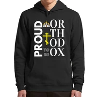 orthodox proud to be hoodies funny humor jokes gifts men clothing casual soft oversized hooded sweatshirt