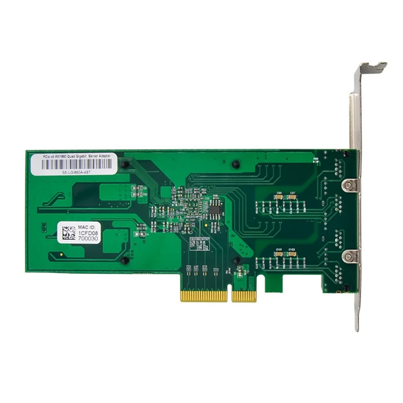 

WX1860 PCI-E X4 Server Network Card 4 Port Gigabit Server Network Card RJ45 Ethernet Network Card