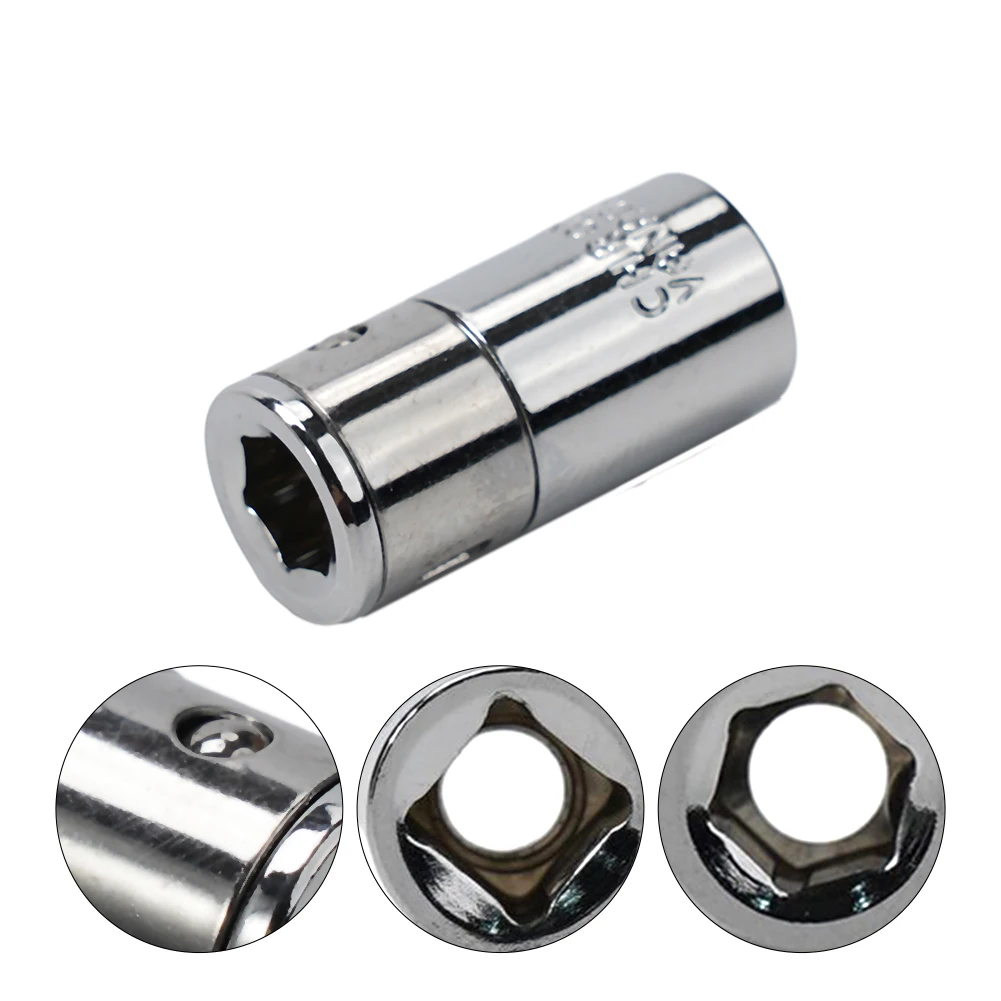 

Socket Bits Socket Adapter Impact Quick Release Replacement Screwdriver Holder Silver 1/4\\\\\\\\\\\\\\\" Hex Shank Chrome
