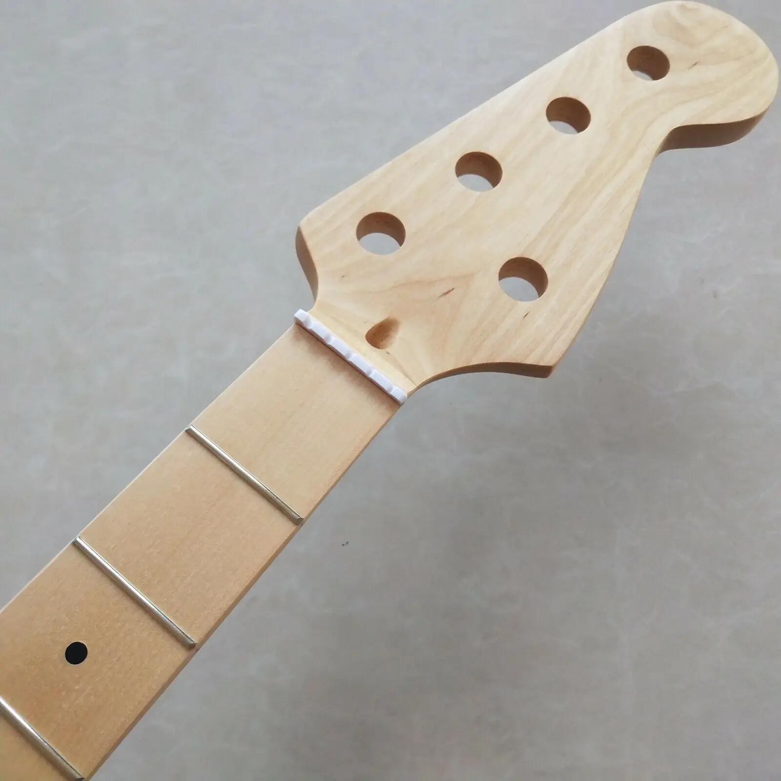 New 5 String Bass Guitar Neck 21 fret 34inch Maple Fretboard dots inlay parts