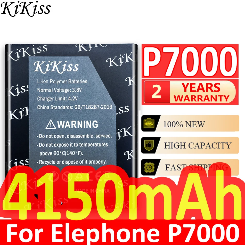 Аккумулятор KiKiss для Elephone P9000 Lite P9000Lite P8000 P8 Mini Max 3D P8Mini P8Max P7000 P6000 P3000s P3000 - купить по