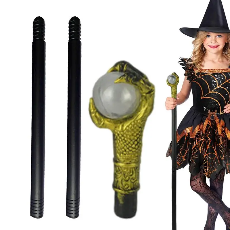 

Halloween Costumes Walking Cane Halloween Wand Cane Halloween King Cosplay Prop Costume Accessories Halloween Party Theme