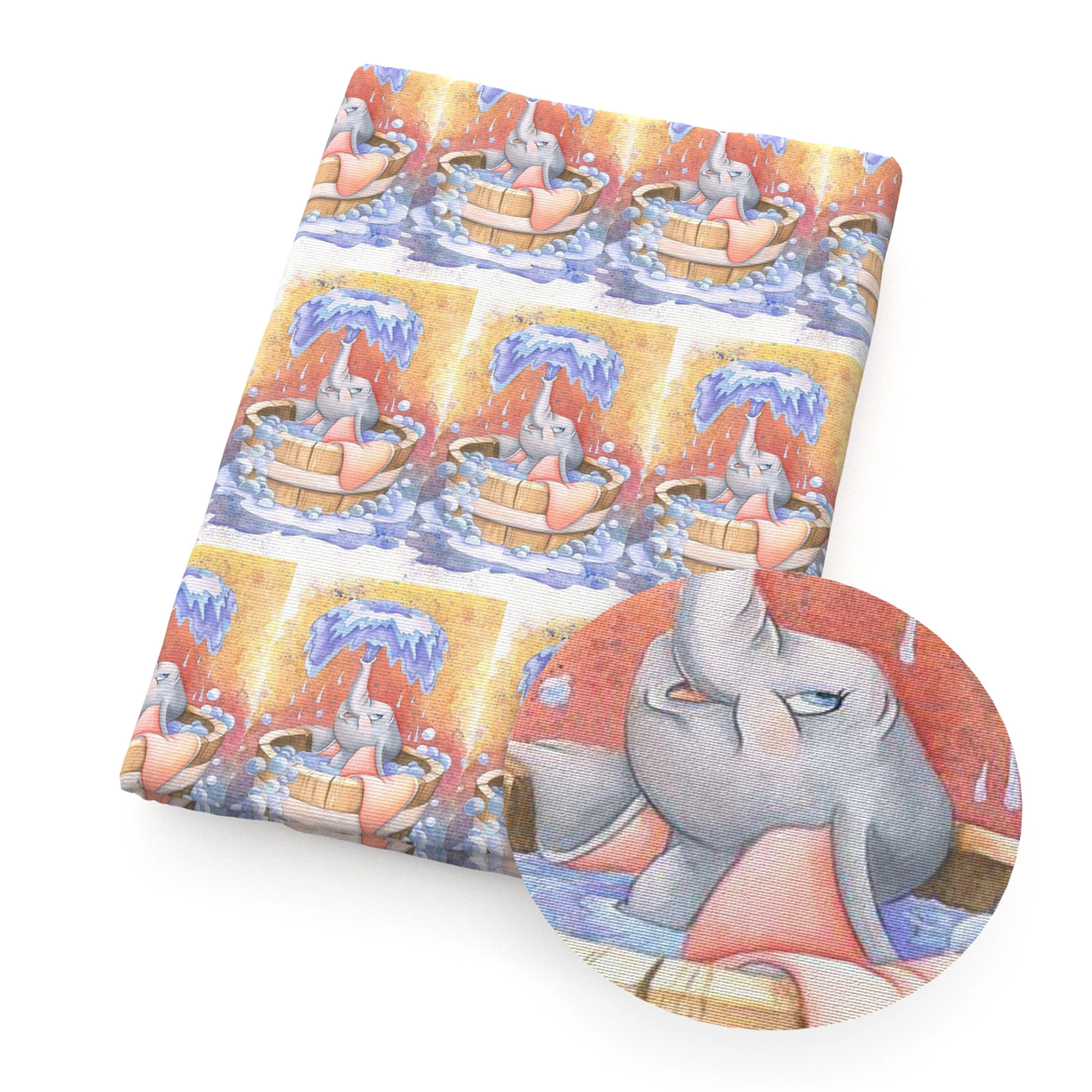 Слон Disney Дамбо 50*145 см полиэстер хлопок/Чистый хлопок/ткань для купальников шитья