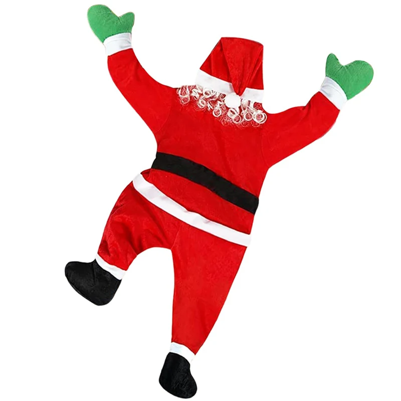 Подвесное украшение Санта-Клауса из полиэстера красный