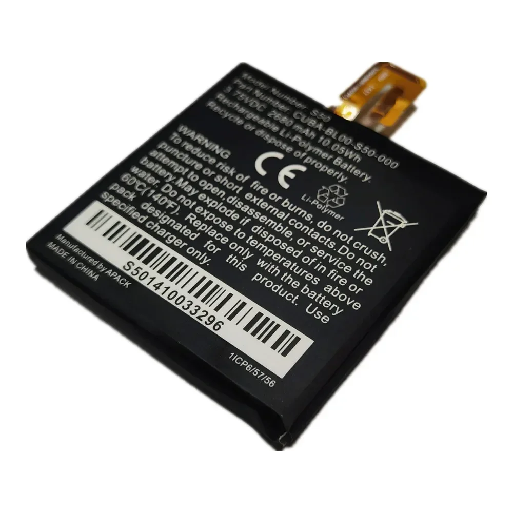 Оригинальный запасной аккумулятор Caterpillar 100% для CAT S50 CUBA-BL00-S50-000