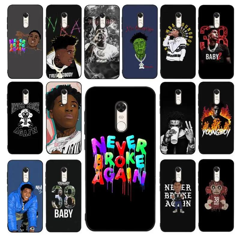 

MaiYaCa Youngboy Never Broke Again Phone Case for Redmi 5 6 7 8 9 A 5plus K20 4X 6 cover