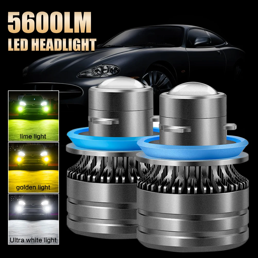 

40W H11 LED IP67 Waterproof Bulb with Lens 9005 9006 H11 Car Headlight Fog Lamp White Golden Yellow Lime Car Fog Light 5600LM