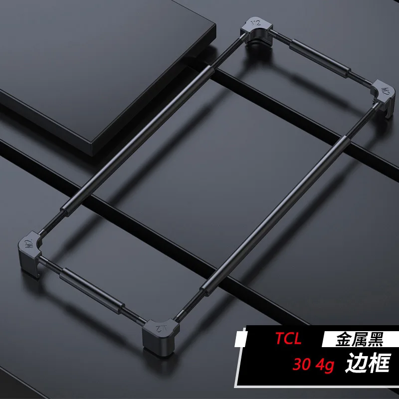 Original Metal Bumper Phone Case For Tcl 30 Xe V 20 10 Pro 5g 4g Se 305 Stylus Aluminium Frame Protective Cover Fashion Shell