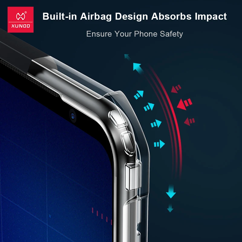 Для Asus ROG Phone 6 Pro Чехол Xundd противоударный чехол для 5 5S Ultimate Прозрачный телефона -