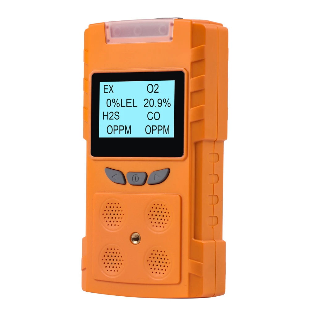 4 in 1 Digital Gas Detector EX H2S CO O2 Analyzer Air Quality Monitor Leak Sensor |