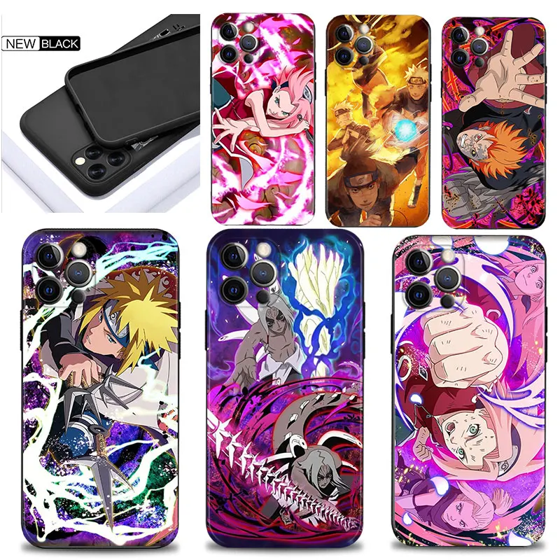 

For iPhone 11 12 13 Pro Max Mini Smartphone Cases for iPhone XS Max XR X SE(2020) 7 8 6 6S Plus 5 5S Capa Naruto Itachi Akatsuki