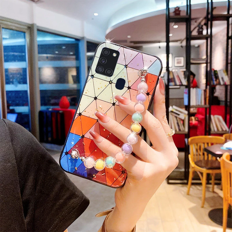For Samsung A23 Case Luxury Plush Colorful Love bracelet Phone Case For Samsung Galaxy A32 A50 A11 A31 A71 A52 A72 A12 A22 A21S