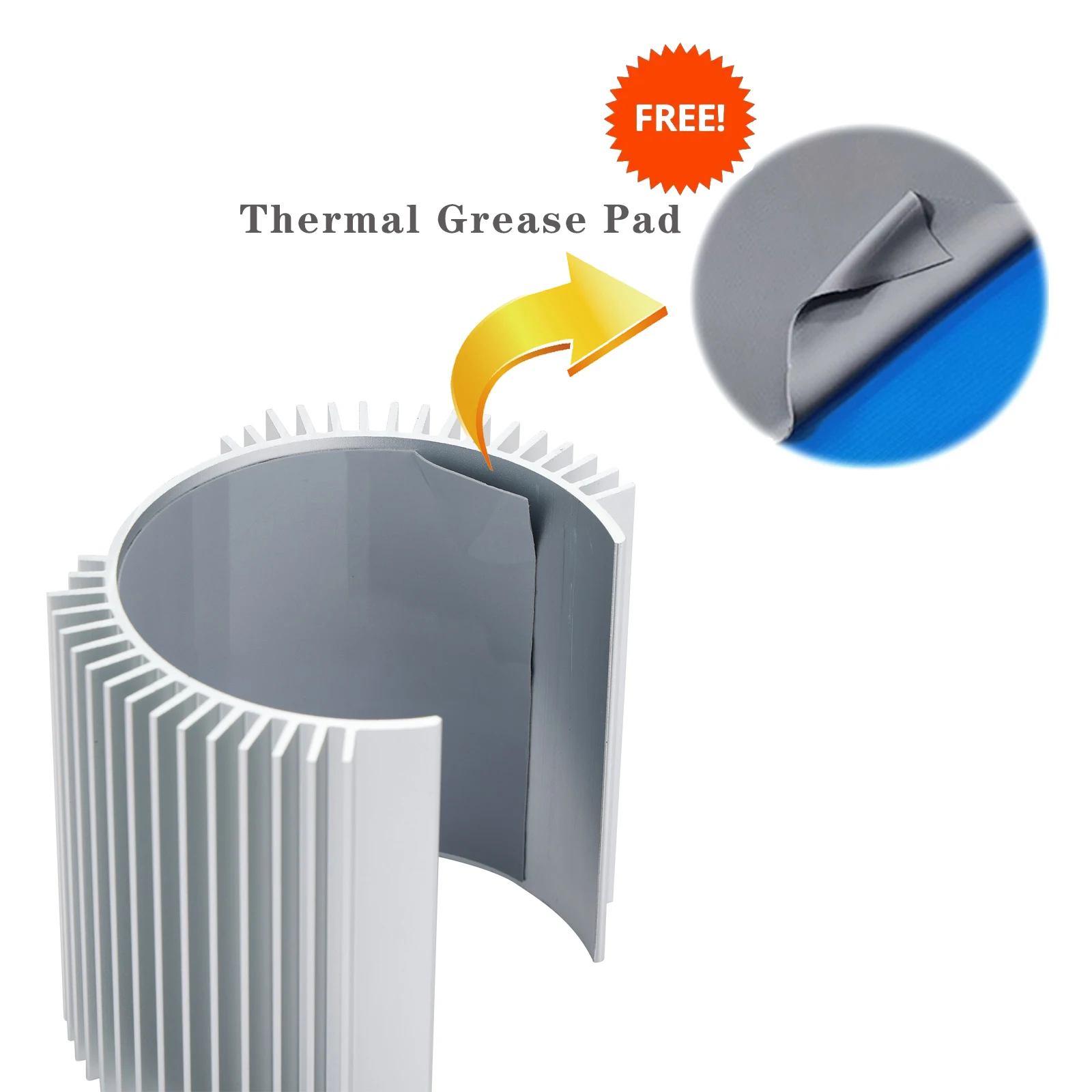 Фото Крышка двигателя подходит для Razor MX650/SX500/Kunray MY1020, алюминиевый радиатор двигателя с термосмазывающей прокладкой, термостойкий №2