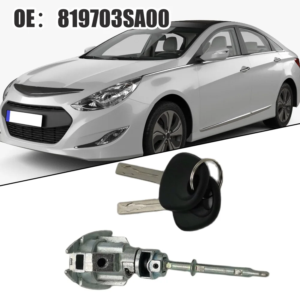 

1pc For Hyundai Sonata 2009-2014 Door Lock Cylinder & 2 Keys Left Driver Side 81970-3SA00 Car Locks & Hardware Accessories