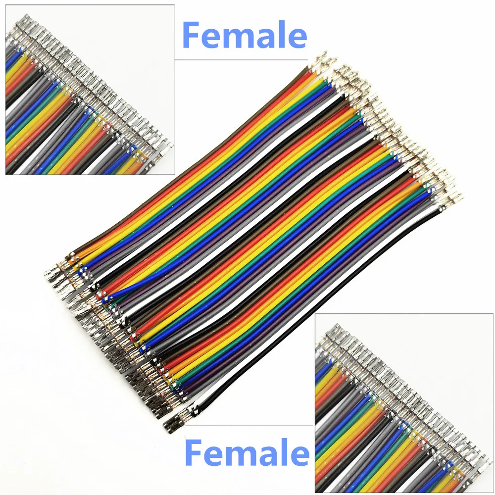 

40-контактный 20-контактный 10-контактный Dupont линия «штекер-штекер» гнездо-гнездо «штекер-гнездо» Перемычка без оболочки кабель Dupont для Arduino DIY KIT